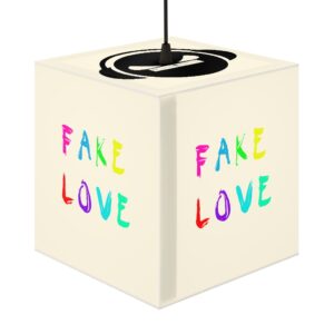 Fake Love Light Cube Lamp